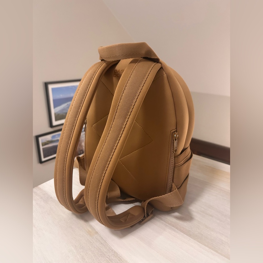 Dagne Dover Neoprene Backpack - Small/Camel color - Picture 3 of 7